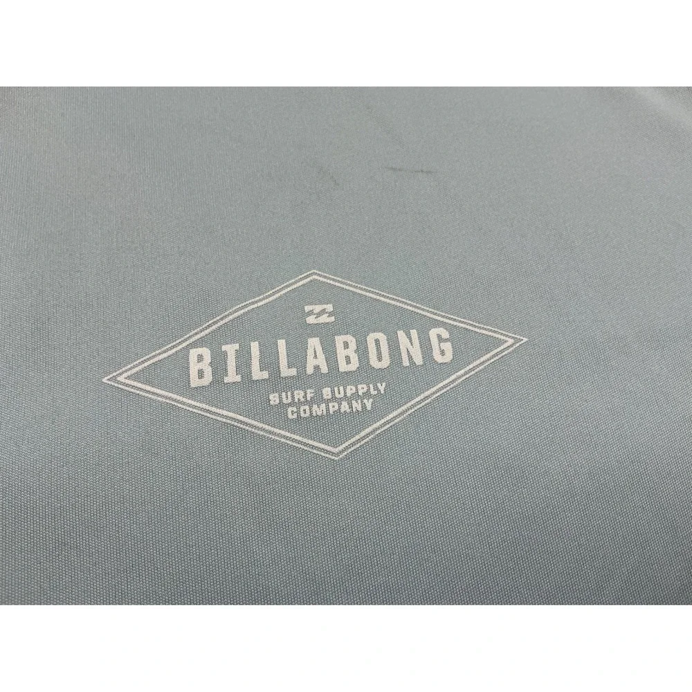 Billabong Surf Rash Guard UPF 50+ Sun Protection Large Light Blue M4172BSS